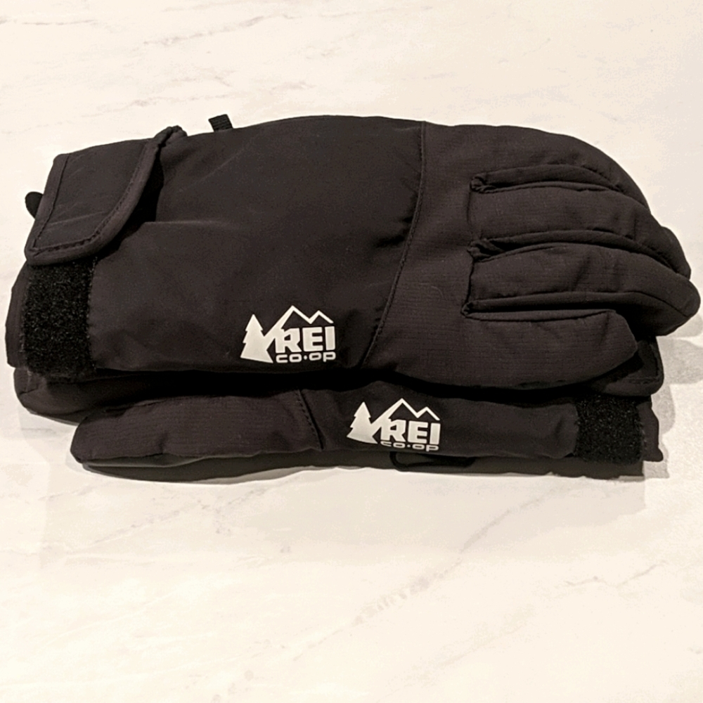 REI Size S Black Snow Gloves